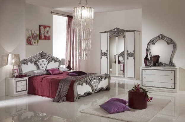 Dormitor cu mobila in stil italian
